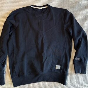 Deus Ex Machina Men's Black Crewneck Sweatshirt Large